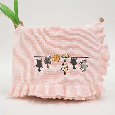 Funny Cat Lover Baby Blanket