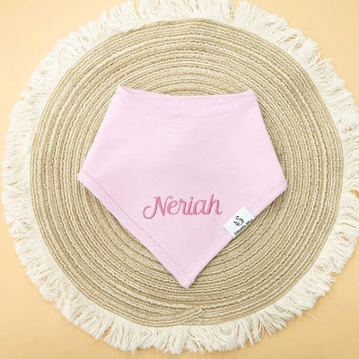 Personalized Embroidered Baby Name Bibs