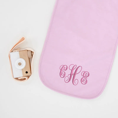 Personalized Monogram Baby Burp Cloths