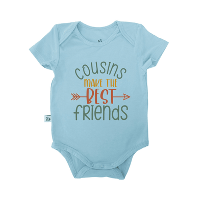 'Cousins Make the Best Friends' Bodysuit | Cousins Baby Onesie SwaddleAn
