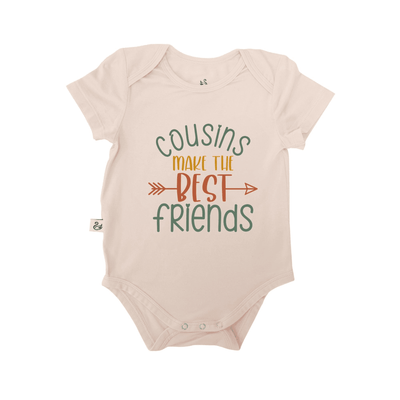 'Cousins Make the Best Friends' Bodysuit | Cousins Baby Onesie SwaddleAn