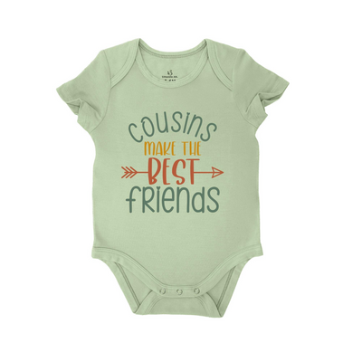 'Cousins Make the Best Friends' Bodysuit | Cousins Baby Onesie SwaddleAn