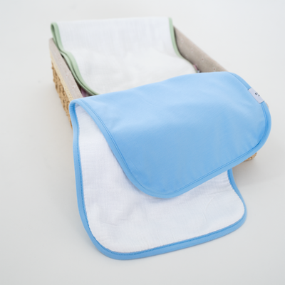 Burp Cloths - Blue Bell