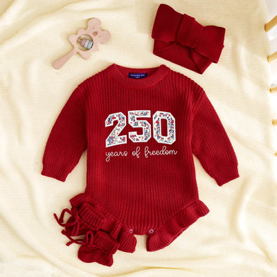250 Years of Freedom Anniversary Baby Romper