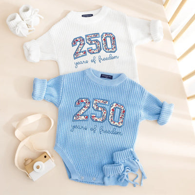 250 Years of Freedom Anniversary Baby Romper