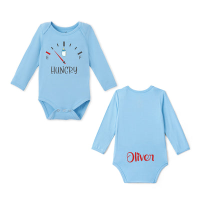 Custom Hungry Baby Bamboo Bodysuit