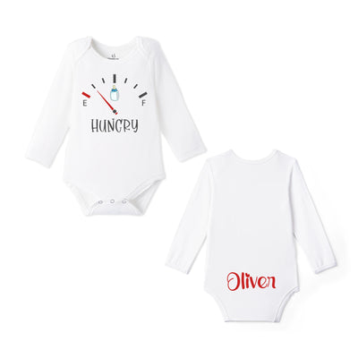 Custom Hungry Baby Bamboo Bodysuit