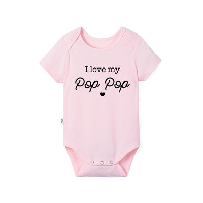 'I Love My Pop Pop' Bamboo Baby Bodysuit