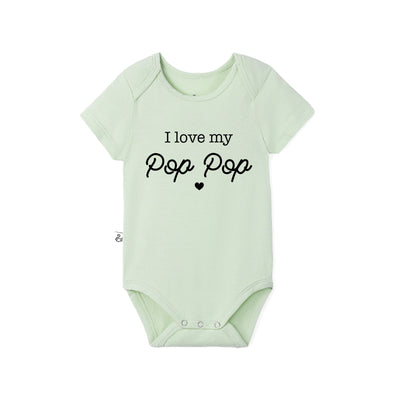 'I Love My Pop Pop' Bamboo Baby Bodysuit