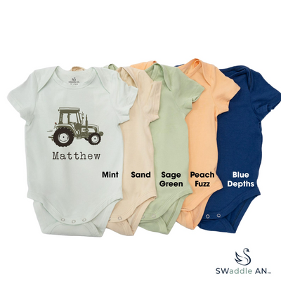 Baby Bodysuits - Tractor | Farm Themed