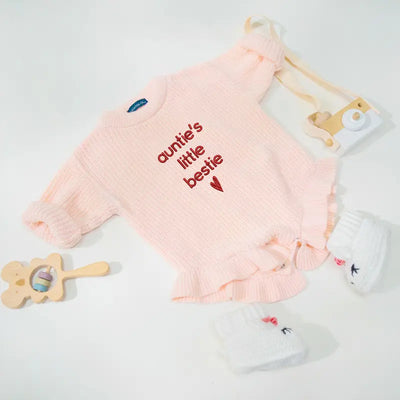 Baby Romper with Embroidery Baby's Bestie