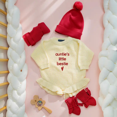 Baby Romper with Embroidery Baby's Bestie