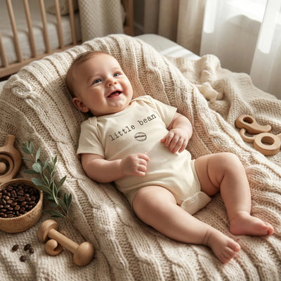 'Little Bean' Funny Coffee Baby Onesie