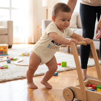 Bamboo 'Milk Then Burpees' Workout Baby Bodysuit