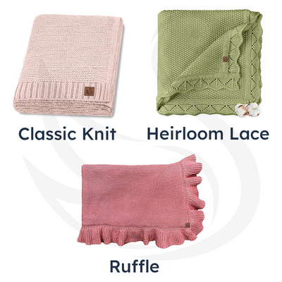 Personalized Embroidered Floral Baby Blanket