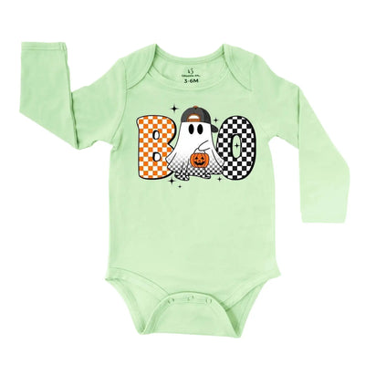 Boo Spooky Halloween Baby Bodysuit SwaddleAn