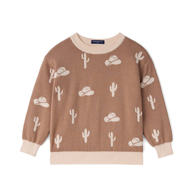 Cactus Cowboy Long Sleeve Sweater