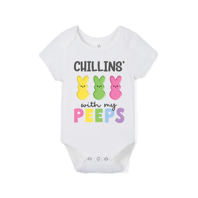 Chillin' With My Peeps Baby Onesie