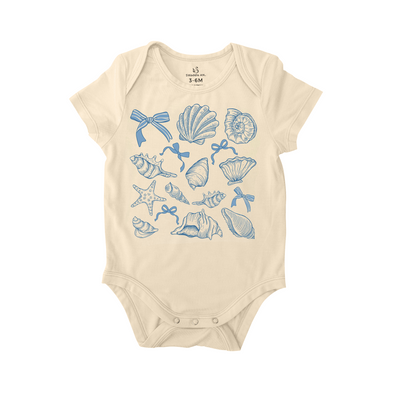 Coquette Seashell Baby Onesie