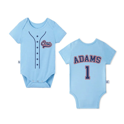 Custom Baby Baseball Jersey Onesie