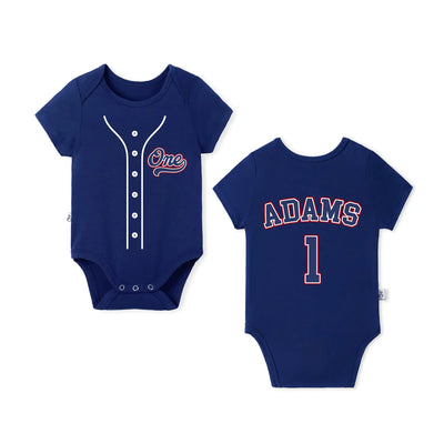 Custom Baby Baseball Jersey Onesie