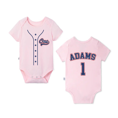 Custom Baby Baseball Jersey Onesie