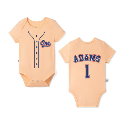Custom Baby Baseball Jersey Onesie