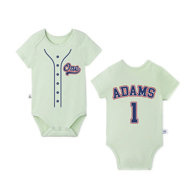 Custom Baby Baseball Jersey Onesie