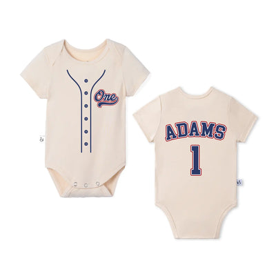 Custom Baby Baseball Jersey Onesie