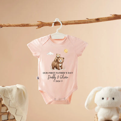 Custom First Father’s Day Baby Onesie
