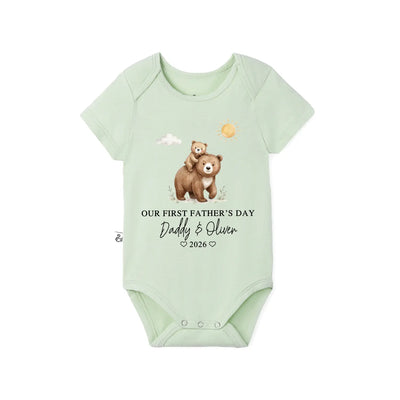 Custom First Father’s Day Baby Onesie