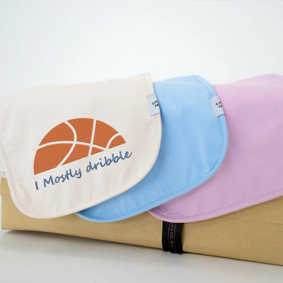 Custom I Mostly Dribble Basketball Burp Cloths