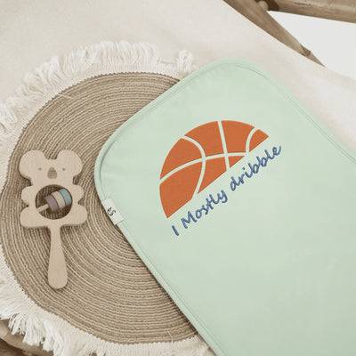 Custom I Mostly Dribble Basketball Burp Cloths