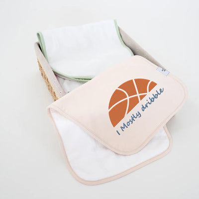 Custom I Mostly Dribble Basketball Burp Cloths