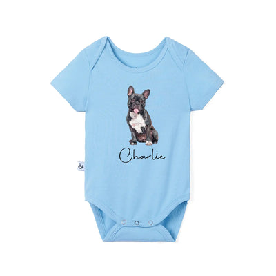 Custom Upload Pet Photo Baby Onesie