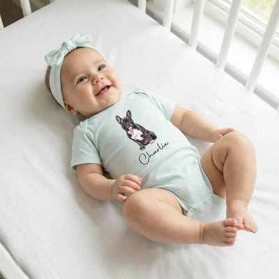 Custom Upload Pet Photo Baby Onesie