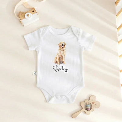 Custom Upload Pet Photo Baby Onesie