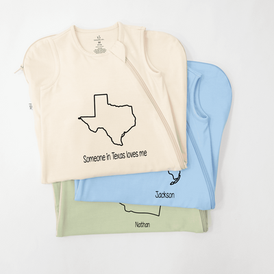 America State Sleep Sack | Custom Your Own State Printing