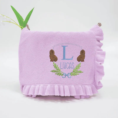 Personalized Boykin Spaniel Dog Baby Blanket