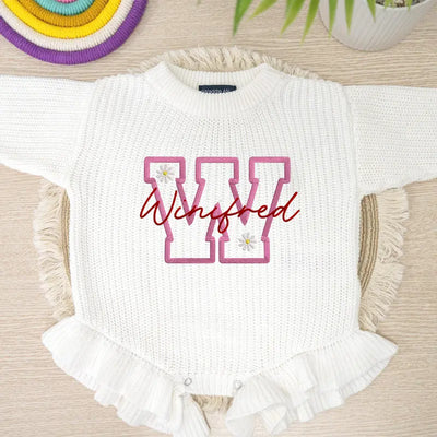 Custom Daisy Name Baby Romper - SwaddleAn