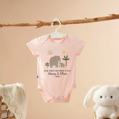 Custom First Mother’s Day Baby Onesie