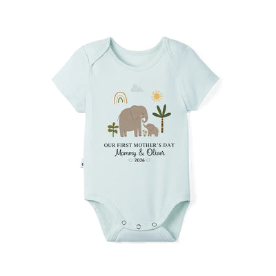 Custom First Mother’s Day Baby Onesie