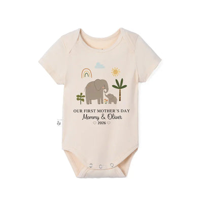 Custom First Mother’s Day Baby Onesie