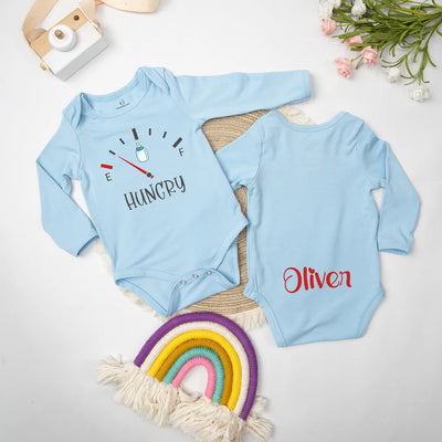 Custom Funny Hungry Baby Onesie