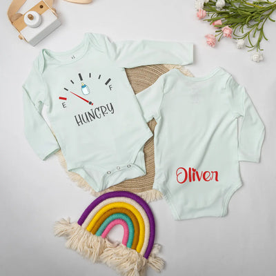 Custom Funny Hungry Baby Onesie