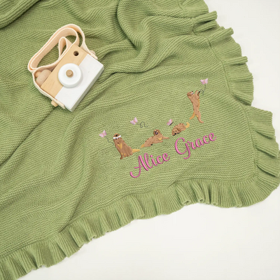 Custom Golden Retrieve Dog Blanket