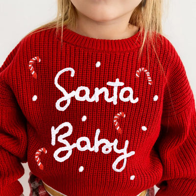 Custom Christmas Santa Baby Sweater
