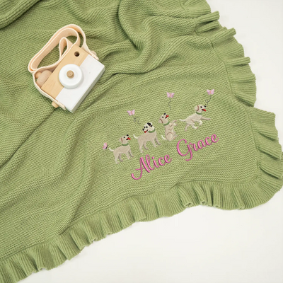 Custom Labrador Retriever Dog Blanket