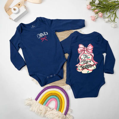 Custom 'Tis The Season' Christmas Baby Onesie