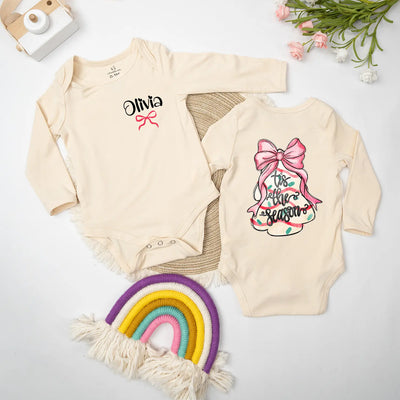 Custom 'Tis The Season' Christmas Baby Onesie
